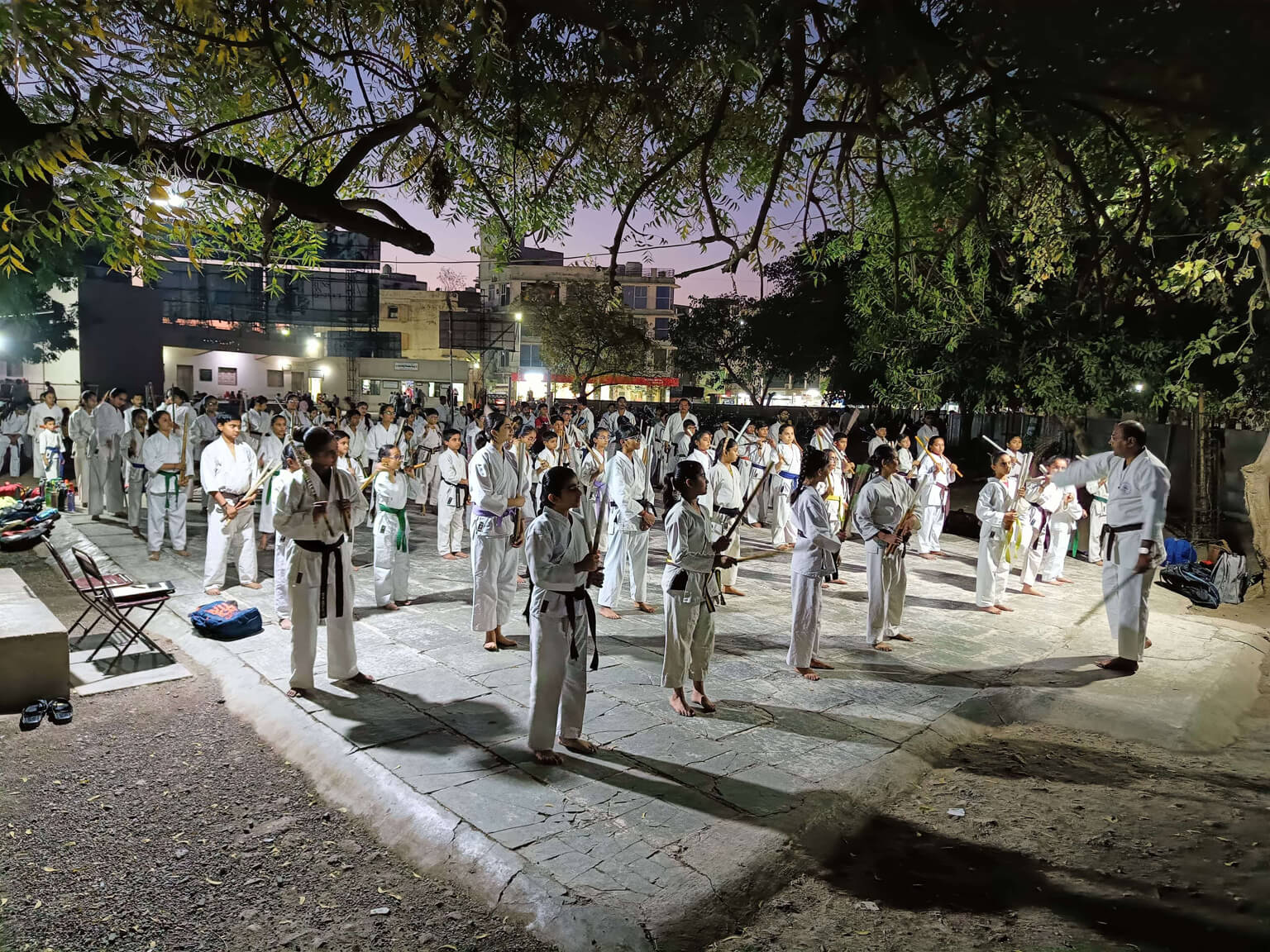 Arnis training classes at our academy